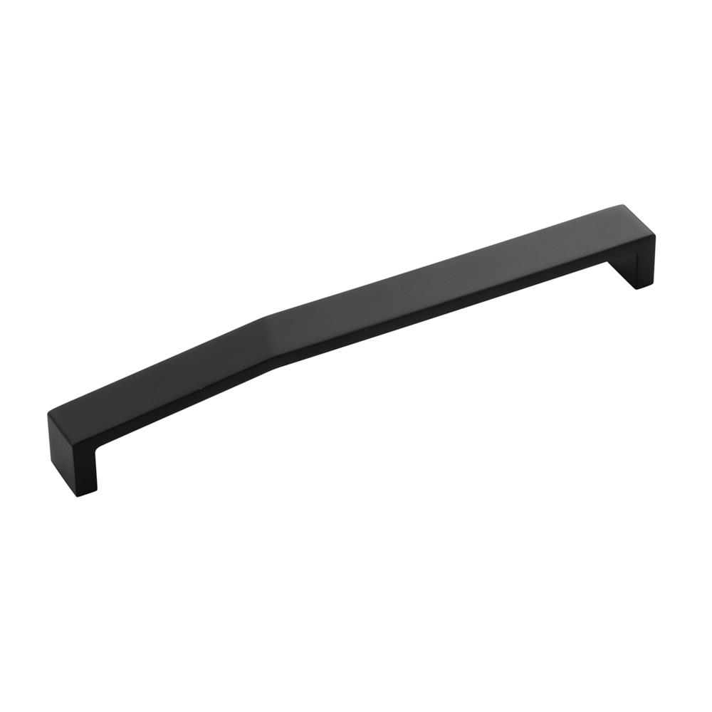 Belwith-Keeler B077158-MB Veer Collection Pull 8-13/16 Inch (224mm) Center to Center Matte Black Finish